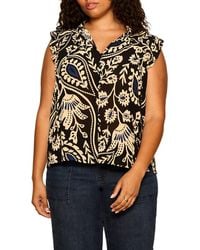Sanctuary - Living It Up Cap Sleeve Top - Lyst
