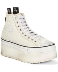 R13 - Platform High Top Sneaker - Lyst
