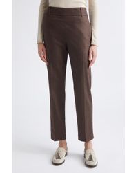Eleventy - Stretch Virgin Wool & Cashmere Crop Pants - Lyst