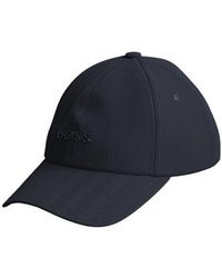 BOSS - Zed Jersey Herringbone Adjustable Baseball Cap - Lyst
