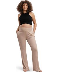 Nom Maternity - Super Soft Rib Maternity Pants - Lyst