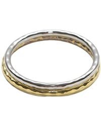 Argento Vivo - Set Of 2 Hammered Bangles - Lyst