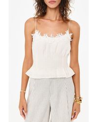 Cami NYC - Sanika Peplum Linen Camisole - Lyst