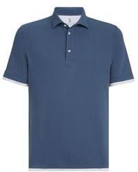 Brunello Cucinelli - Piqué Polo Shirt - Lyst