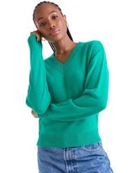 1982 - Vee V-Neck 100% Cashmere Sweater - Lyst