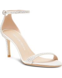 Stuart Weitzman - Nudist Shine 75 Sandal - Lyst
