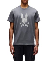 Psycho Bunny - Grant Dimensional Bunny Pima Cotton Graphic T-Shirt - Lyst