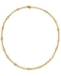 DARIUS - Diamond Fairy Station Chain Necklace - Lyst