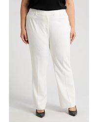 Tahari - Bird Eye Straight Leg Pants - Lyst
