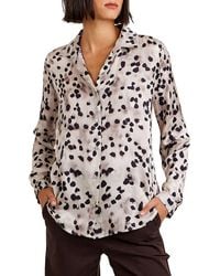 Bella Dahl - Print Button-Up Shirt - Lyst