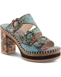 Spring Step - Milemarker Platform Slide Sandal - Lyst