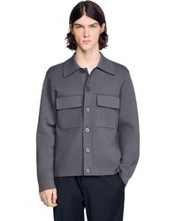 Sandro - Milano Knit Jacket - Lyst