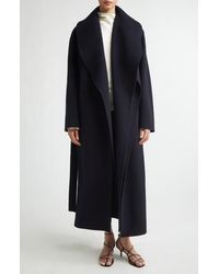 Rohe - Double Face Wool & Cashmere Wrap Coat - Lyst