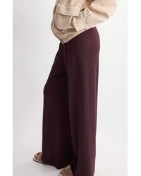 Mango - Knit Pull-On Straight Leg Pants - Lyst