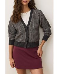 Marine Layer - Robin Texture Cardigan - Lyst
