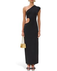 Cult Gaia - Linnea Cutout One-Shoulder Knit Maxi Dress - Lyst