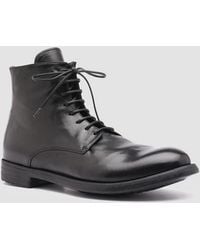 Officine Creative - Hive 016 Leather Lace-Up Booti - Lyst
