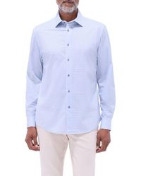 Bugatchi - James Ooohcotton Geometric Print Button-Up Shirt - Lyst