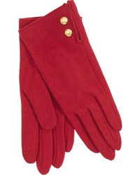 ZZDNU Lauren Ralplh Lauren - 2 Button Cashmere Blend Touch Glove - Lyst