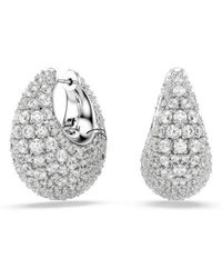 Swarovski - Sublima Crystal Hoop Earrings - Lyst