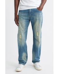 Level 7 - Relaxed Straight Leg Jeans - Lyst