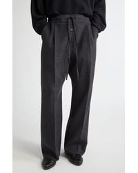 Fear Of God - Wide Leg Virgin Wool & Cashmere Drawstring Pants - Lyst