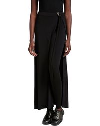 MARCELLA - Waverly Tie Belt Jersey Skirted Pants - Lyst