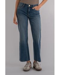 Kut From The Kloth - Kelsey Fab Ab Raw Hem Ankle Flare Jeans - Lyst