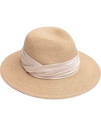 Eugenia Kim - Courtney Packable Straw Fedora - Lyst