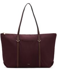 Mango - Nylon Shopper Bag - Lyst