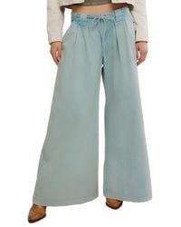 Free People - Julien Wide Leg Chino Pants - Lyst