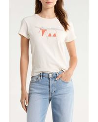 RE/DONE - Bare Minimum Graphic Cotton T-Shirt - Lyst