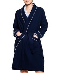 Petite Plume - Cotton Flannel Robe - Lyst