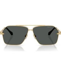 Versace - 63Mm Pilot Sunglasses - Lyst