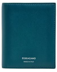 Ferragamo - Florence Tall Classic Leather Bifold Wallet - Lyst