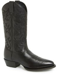 Ariat - 'Heritage' Leather Cowboy R-Toe Boot - Lyst