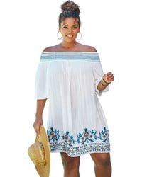Swim 365 - Off-The-Shoulder Cover Up - Lyst