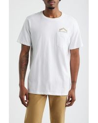 Brixton - Roman Pocket Graphic T-Shirt - Lyst
