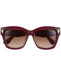 Tom Ford - 53Mm Gradient Butterfly Sunglasses - Lyst