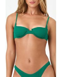 LSPACE - Belle Underwire Pucker Textured Bikini Top - Lyst