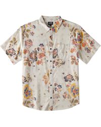 Billabong - Sundays Print Short Sleeve Button-up Shirt - Lyst