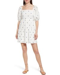 Rails - Selene Floral Embroidered Cotton Fit & Flare Dress - Lyst