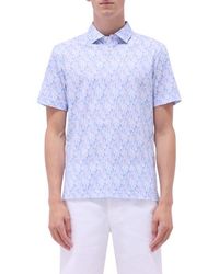 Bugatchi - Victor Ooohcotton Pineapple Print Polo - Lyst