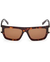 MCM - 54Mm Polarized Rectangular Sunglasses - Lyst