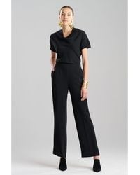 Natori - Stretch Crepe Side Zip Trouser - Lyst