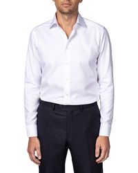 Eton - Slim Fit Cotton Twill Shirt - Lyst