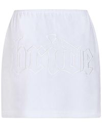BRIDEMERCH - Terry Bride Midi Skirt - Lyst