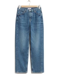 & Other Stories - & Straight Leg Button Fly Jeans - Lyst
