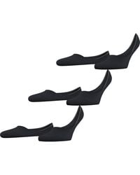 FALKE - Step Cotton 3-Pack No Show Socks - Lyst