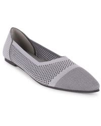 Tahari - Antigua Knit Pointed Toe Flat - Lyst
